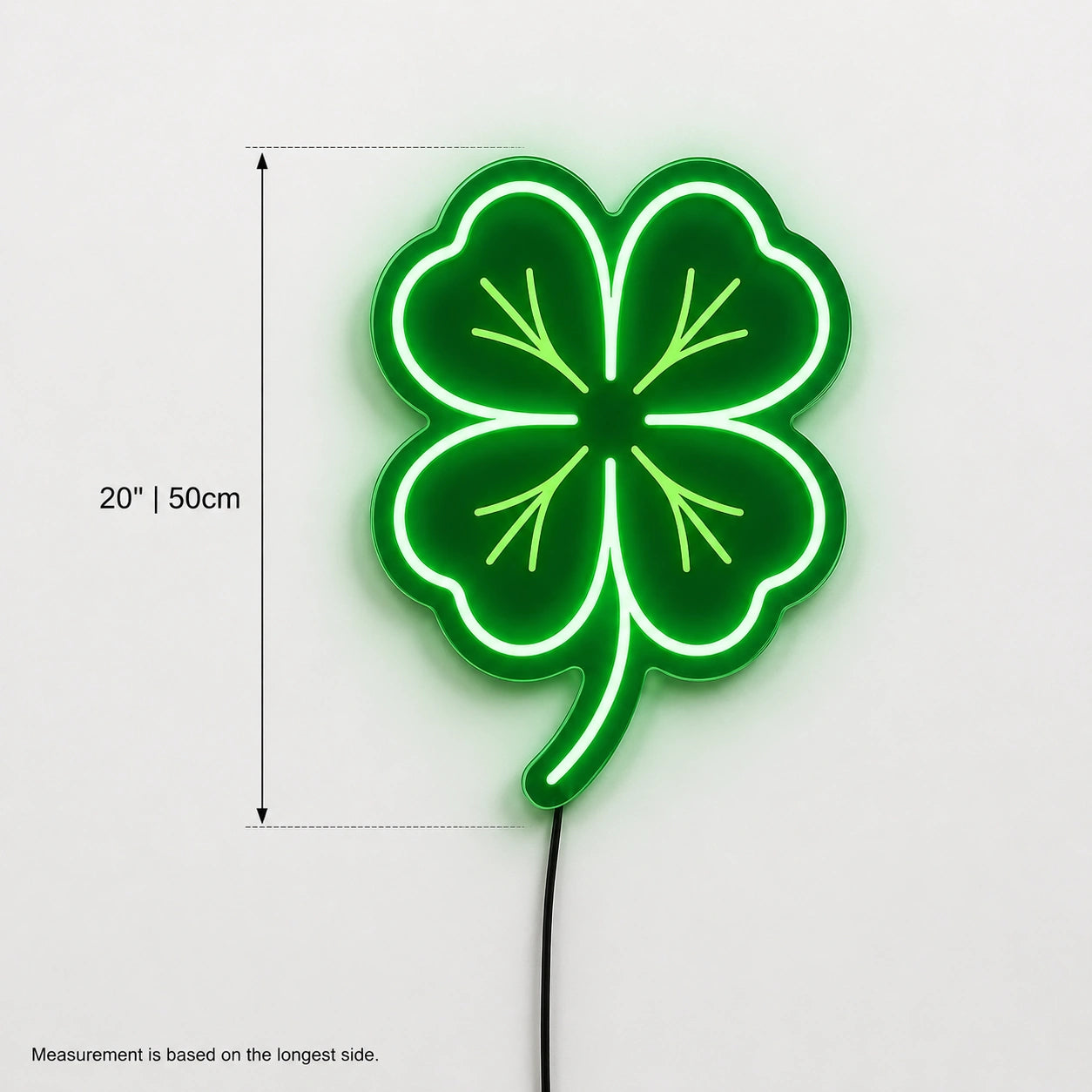 Four Leaf Clover Neon Sign LED Neon Sign size image