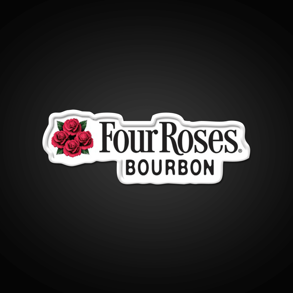 Four Roses Bourbon Whiskey Drink Bar Led Neon Sign Rgb Color - Shineneon