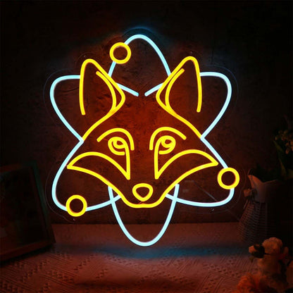 Fox Head Yellow Led Neon Sign - Shineneon