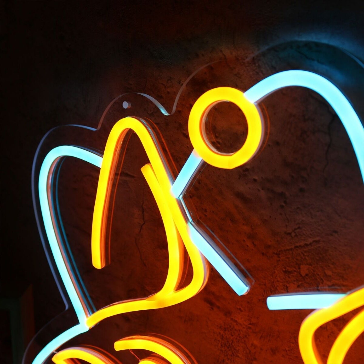 Fox Head Yellow Led Neon Sign - Shineneon