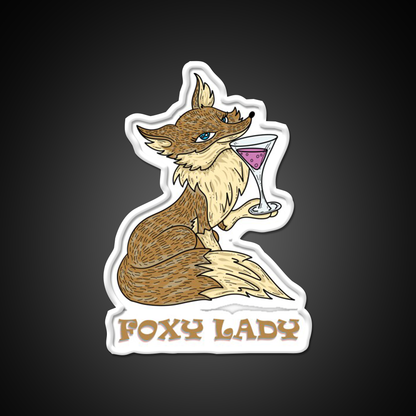 Foxy Lady Cocktail Bar Decor Led Neon Sign Rgb Color - LED neon sign view 11