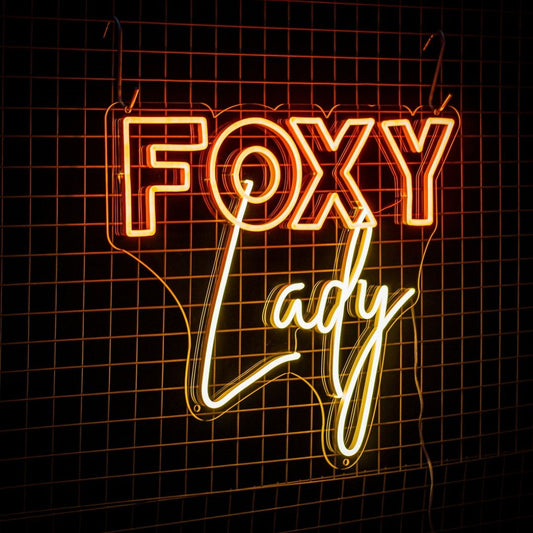 Foxy Lady Led Sign Business Neon Sign