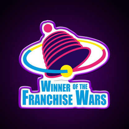 Franchise Wars Winner Fast Food Led Neon Sign For Burger Place Rgb Color - Shineneon