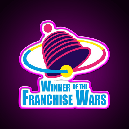 Franchise Wars Winner Fast Food Led Neon Sign For Burger Place Rgb Color - Shineneon