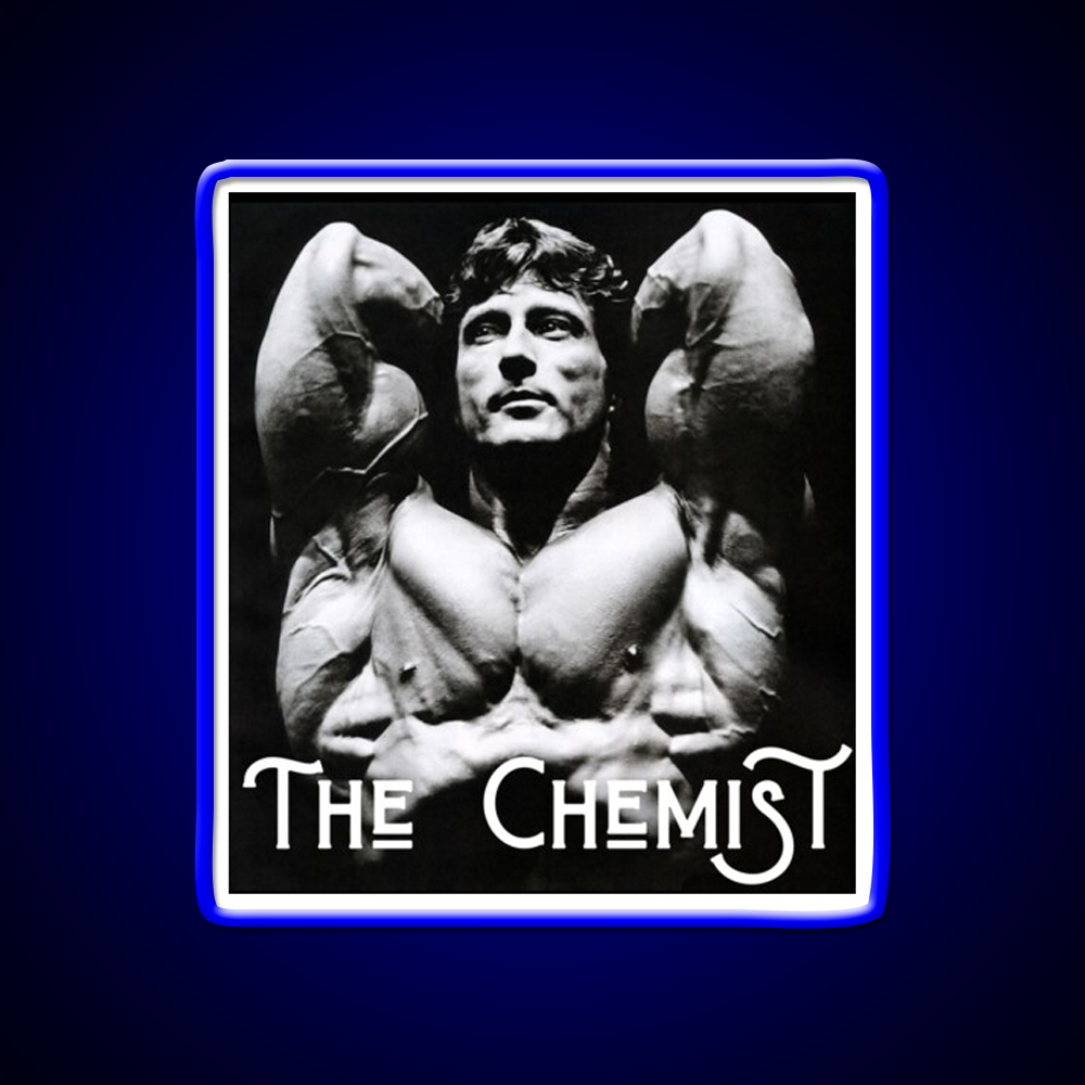 Frank Zane The Chemist Gym Fitness Led Neon Sign Rgb Color
