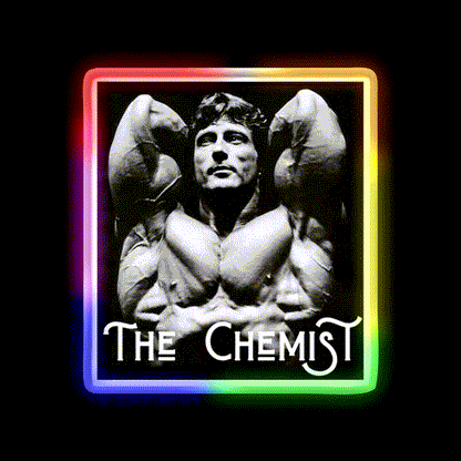 Frank Zane The Chemist Gym Fitness Led Neon Sign Rgb Color