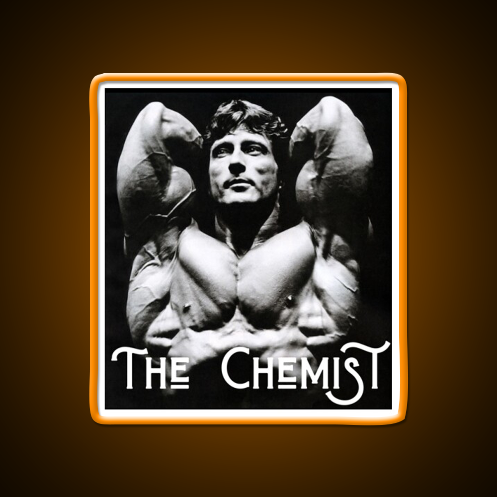 Frank Zane The Chemist Gym Fitness Led Neon Sign Rgb Color