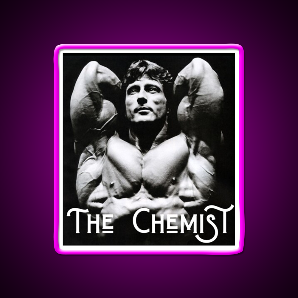 Frank Zane The Chemist Gym Fitness Led Neon Sign Rgb Color