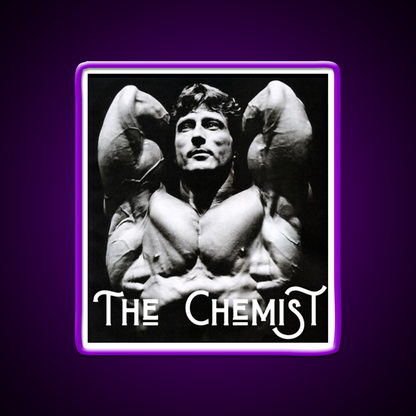 Frank Zane The Chemist Gym Fitness Led Neon Sign Rgb Color