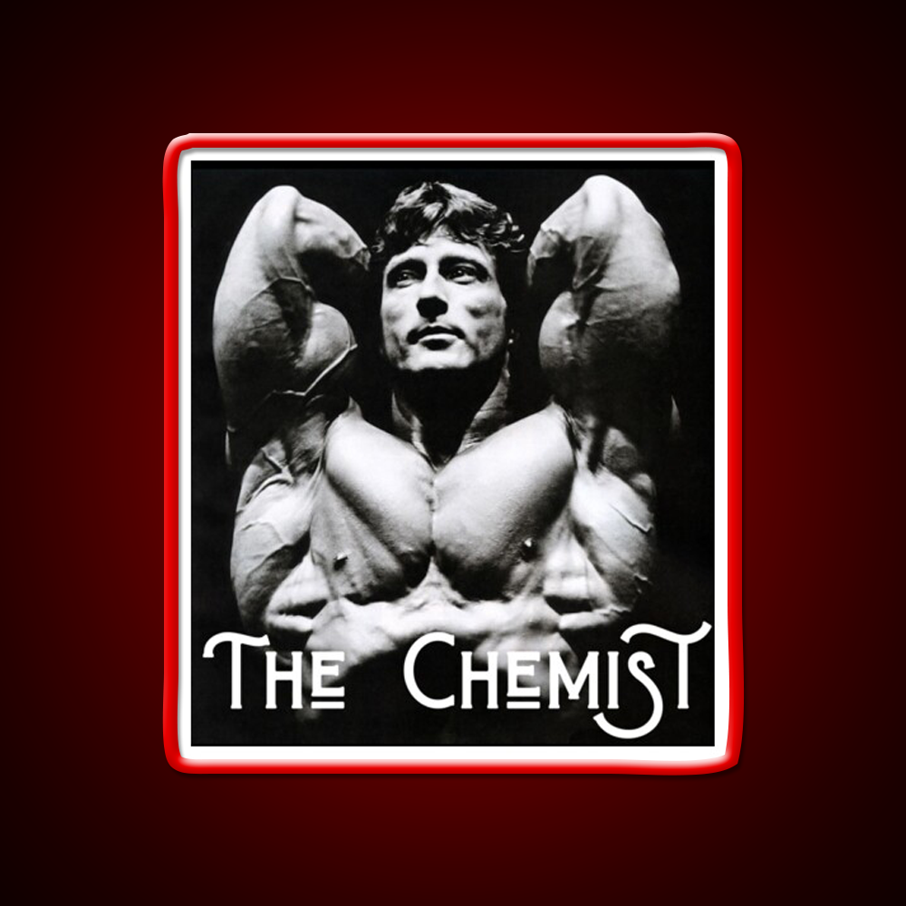 Frank Zane The Chemist Gym Fitness Led Neon Sign Rgb Color