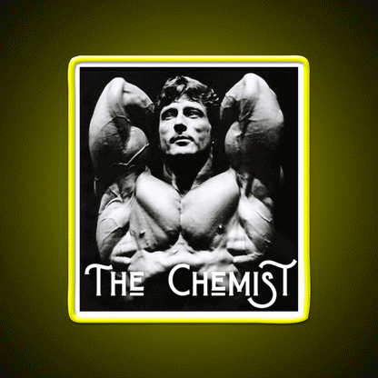 Frank Zane The Chemist Gym Fitness Led Neon Sign Rgb Color