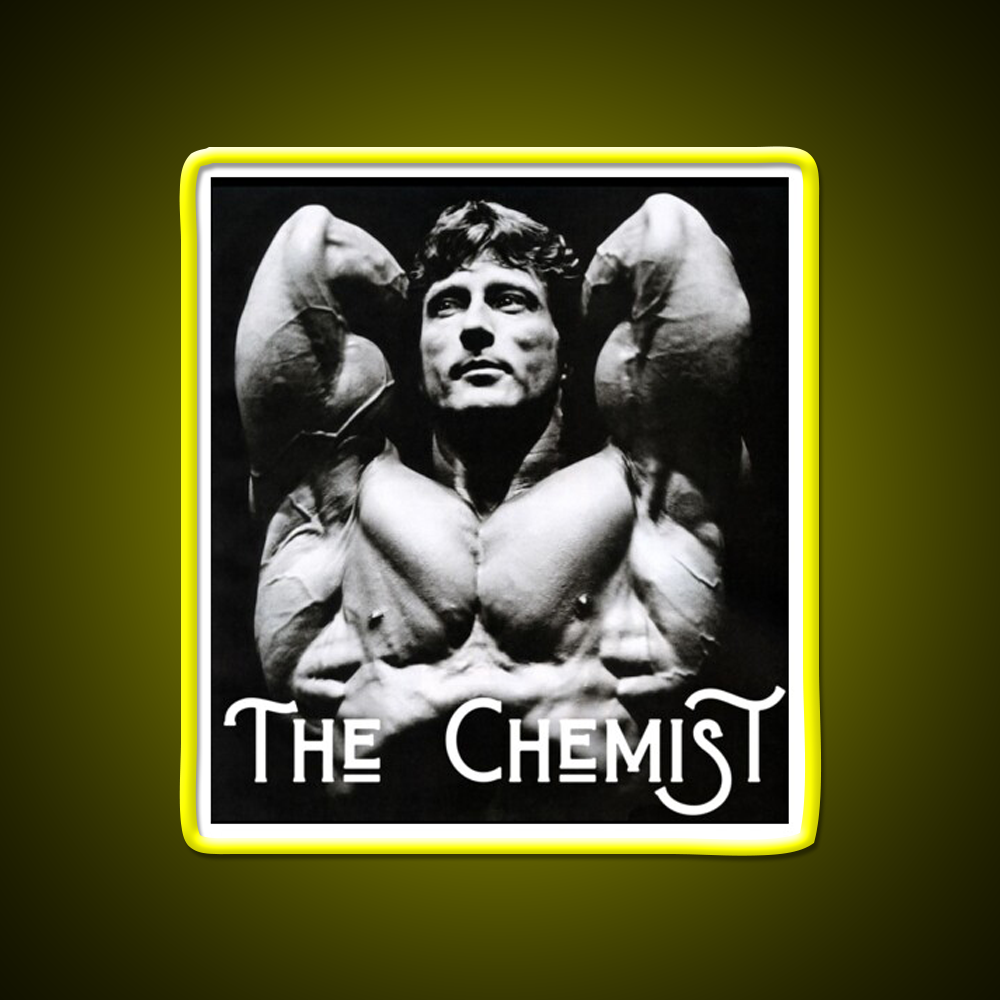 Frank Zane The Chemist Gym Fitness Led Neon Sign Rgb Color
