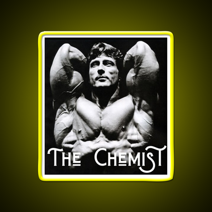 Frank Zane The Chemist Gym Fitness Led Neon Sign Rgb Color