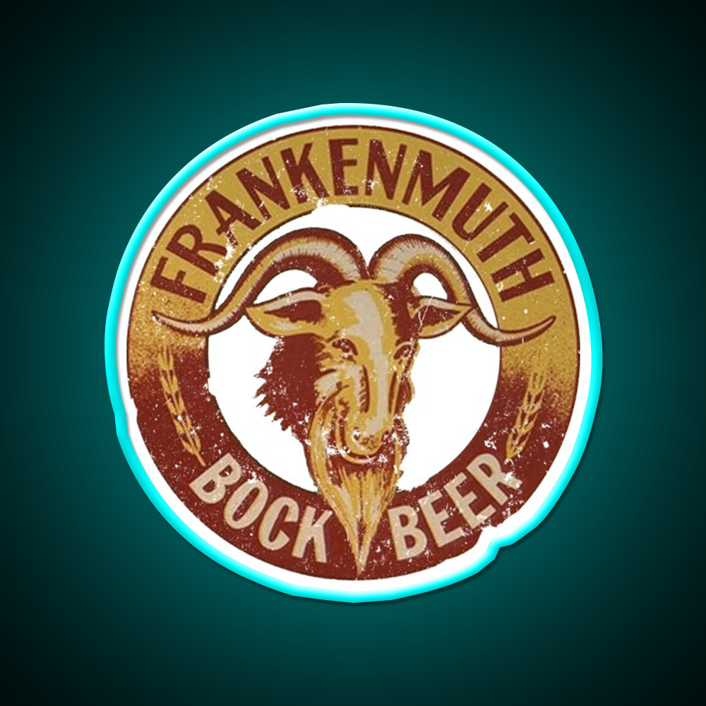 Frankenmuth Beer Bar Decor Led Neon Sign Rgb Color - Size and dimension reference