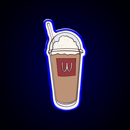 Frappe Fast Food Led Neon Sign For Burger Place Rgb Color - Shineneon