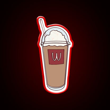 Frappe Fast Food Led Neon Sign For Burger Place Rgb Color - Shineneon
