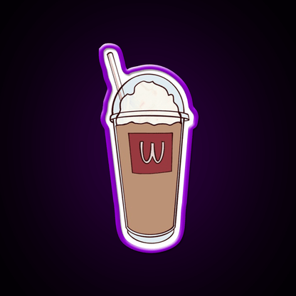 Frappe Fast Food Led Neon Sign For Burger Place Rgb Color - Shineneon
