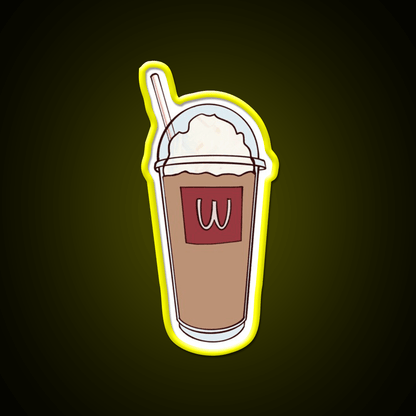 Frappe Fast Food Led Neon Sign For Burger Place Rgb Color - Shineneon