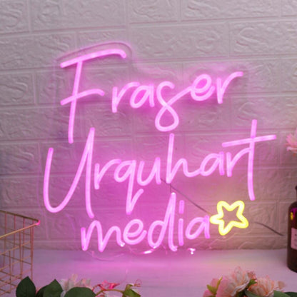 Fraser Urquhart Media Pink Led Neon Sign - Shineneon
