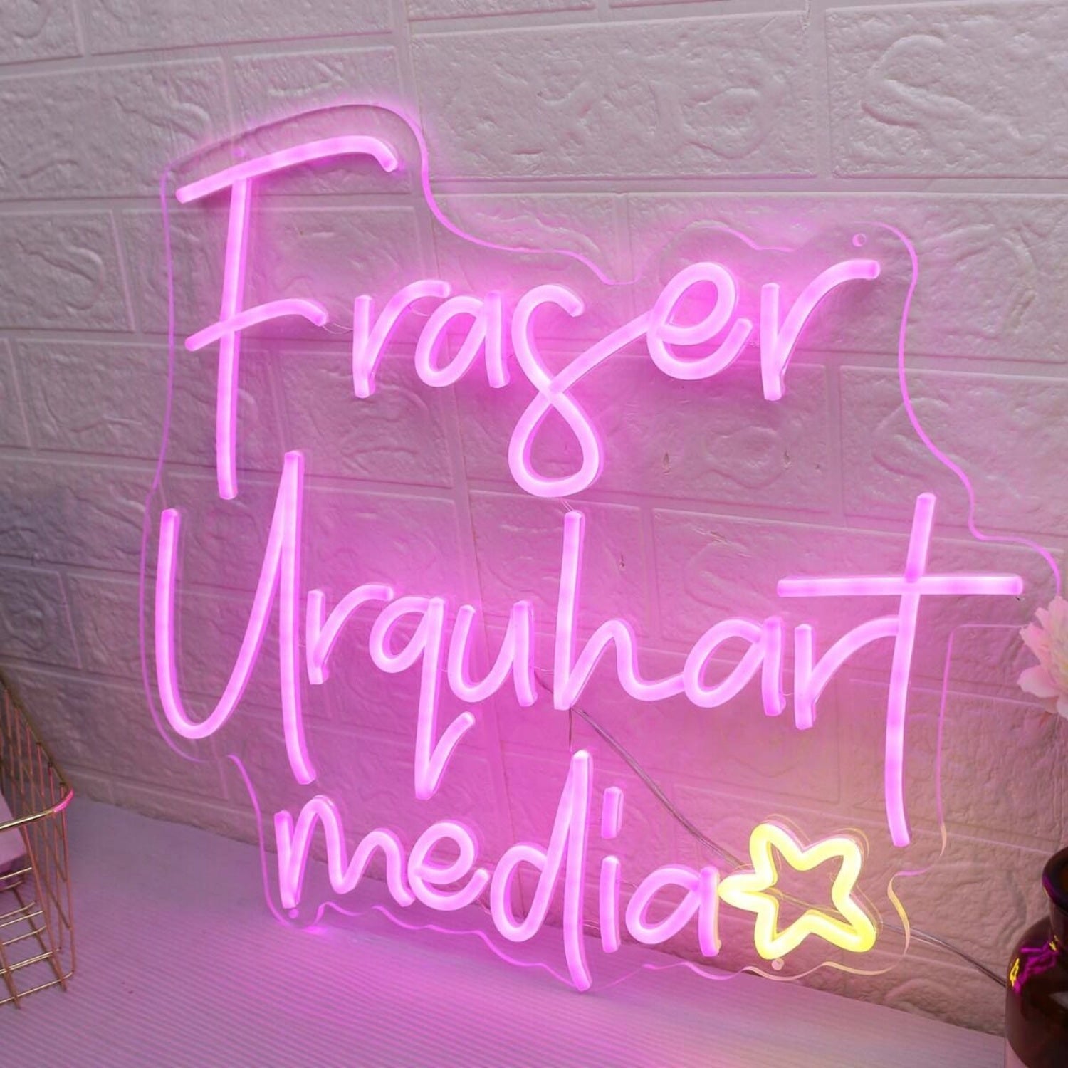 Fraser Urquhart Media Pink Led Neon Sign - Shineneon