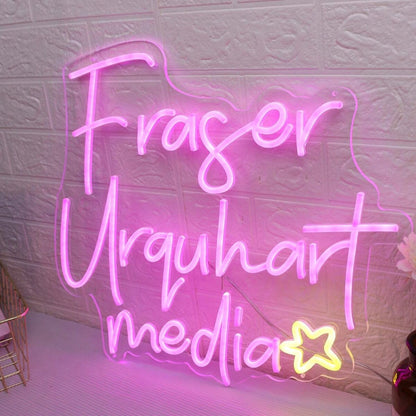 Fraser Urquhart Media Pink Led Neon Sign - Shineneon