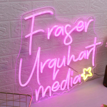Fraser Urquhart Media Pink Led Neon Sign - Shineneon