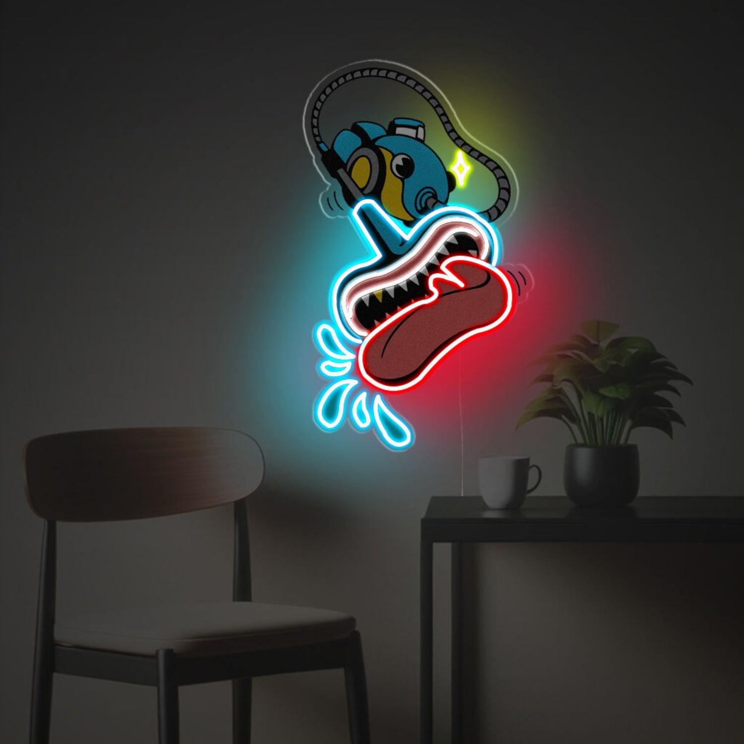 Freaking Vacuum Cleaner Led Neon Acrylic Artwork | Shineneon