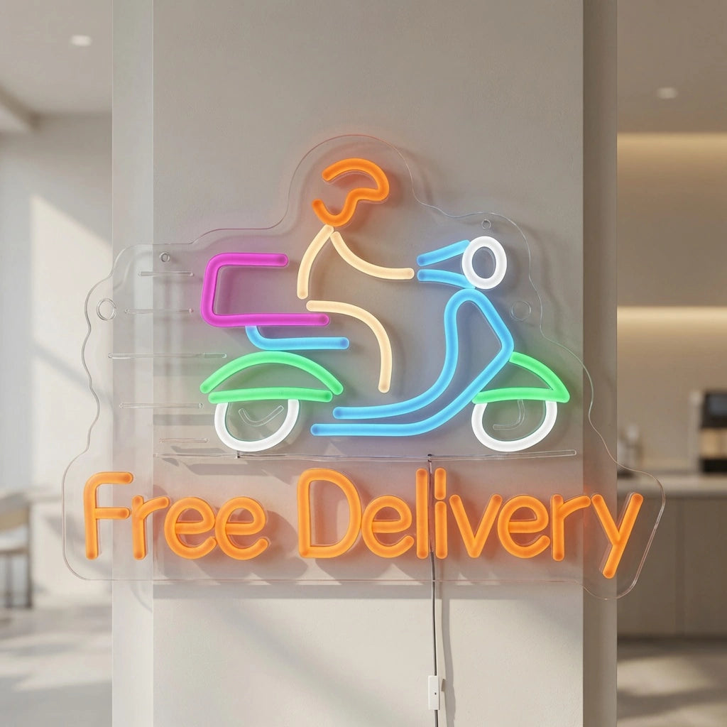 Free Delivery LED Neon Sign - 04 Size Image