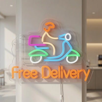 Free Delivery LED Neon Sign - 04 Size Image