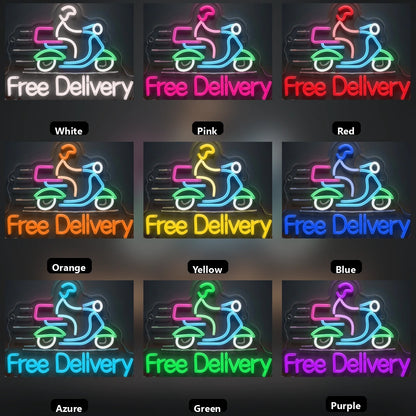 Free Delivery LED Neon Sign - 05 Color Grid