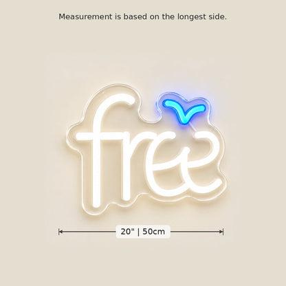 Free With Blue Bird LED Neon Sign - Shineneon