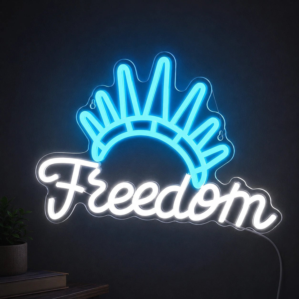 Freedom Man Cave LED Neon Sign - Shineneon