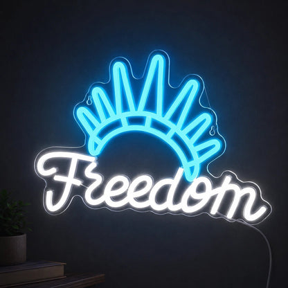 Freedom Man Cave LED Neon Sign - Shineneon