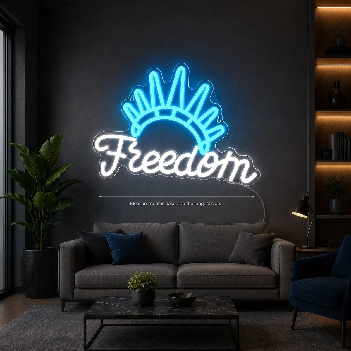 Freedom Man Cave LED Neon Sign - Shineneon