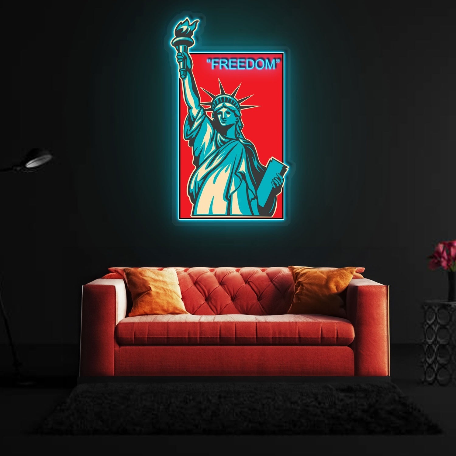 Freedom Neon X Acrylic Artwork | Shineneon