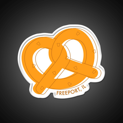 Freeport Pretzels Snack Food Led Neon Sign Rgb Color - Shineneon