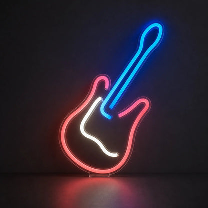 Freestanding Electric Guitar LED Neon Sign - Shineneon