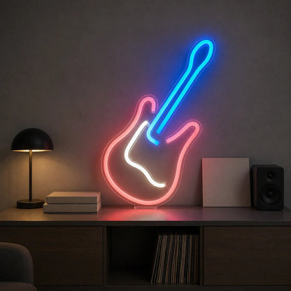 Freestanding Electric Guitar LED Neon Sign - Shineneon