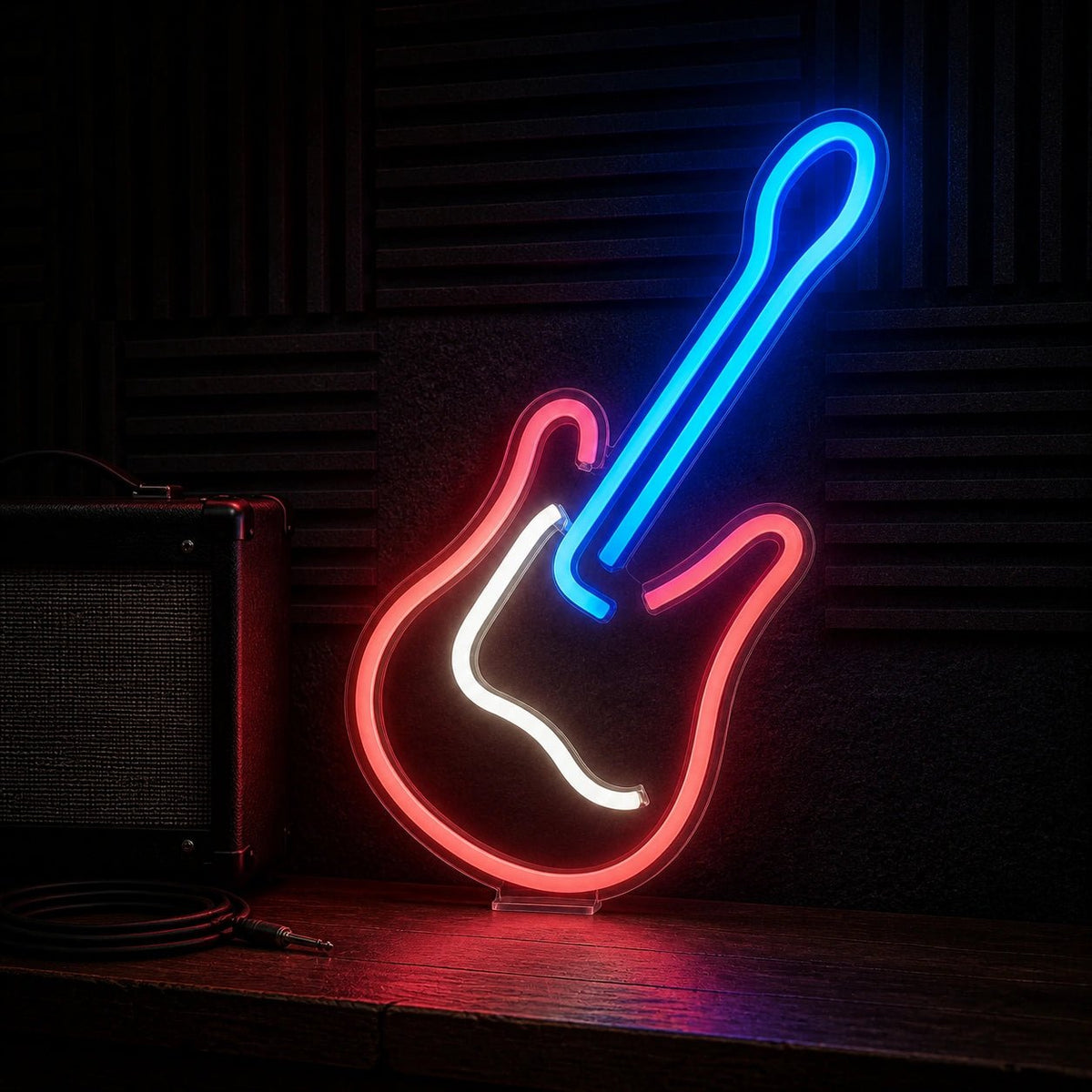Freestanding Electric Guitar LED Neon Sign - Shineneon