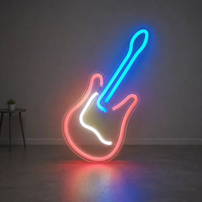 Freestanding Electric Guitar LED Neon Sign Man Cave Neon Sign - Shineneon