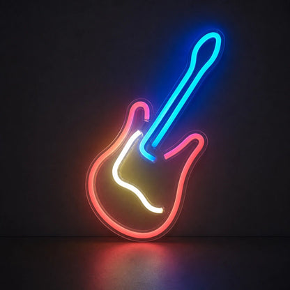 Freestanding Electric Guitar LED Neon Sign Man Cave Neon Sign - Shineneon