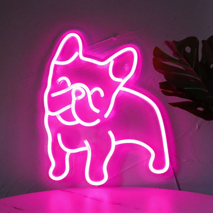 French Bulldog Cute Dog Led Neon Sign For Pets House | Shineneon