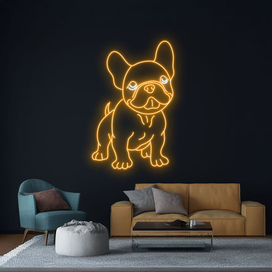 French Bulldog Led Light Animal Room Wall Decor