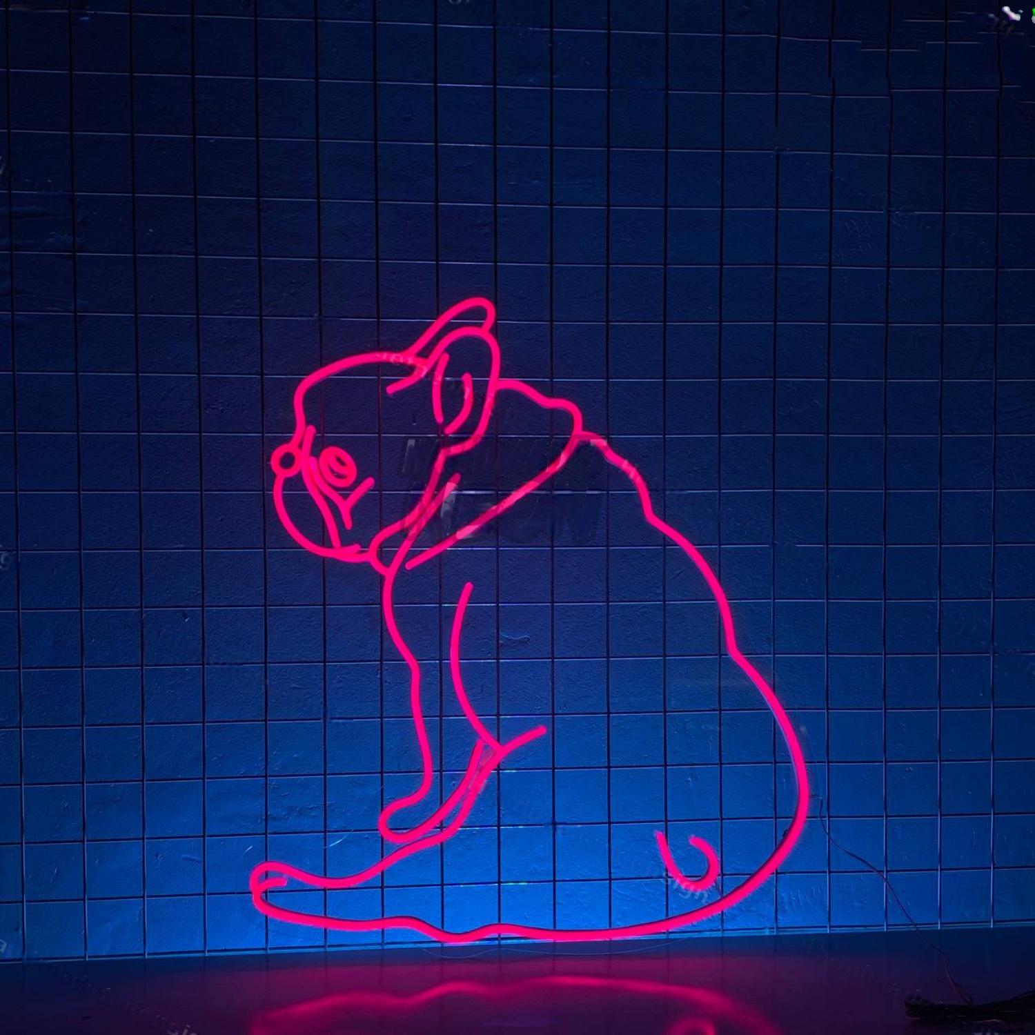 French Bulldog Led Neon Sign Cute Bulldog Led Light | Shineneon