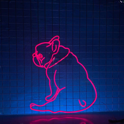 French Bulldog Led Neon Sign Cute Bulldog Led Light | Shineneon