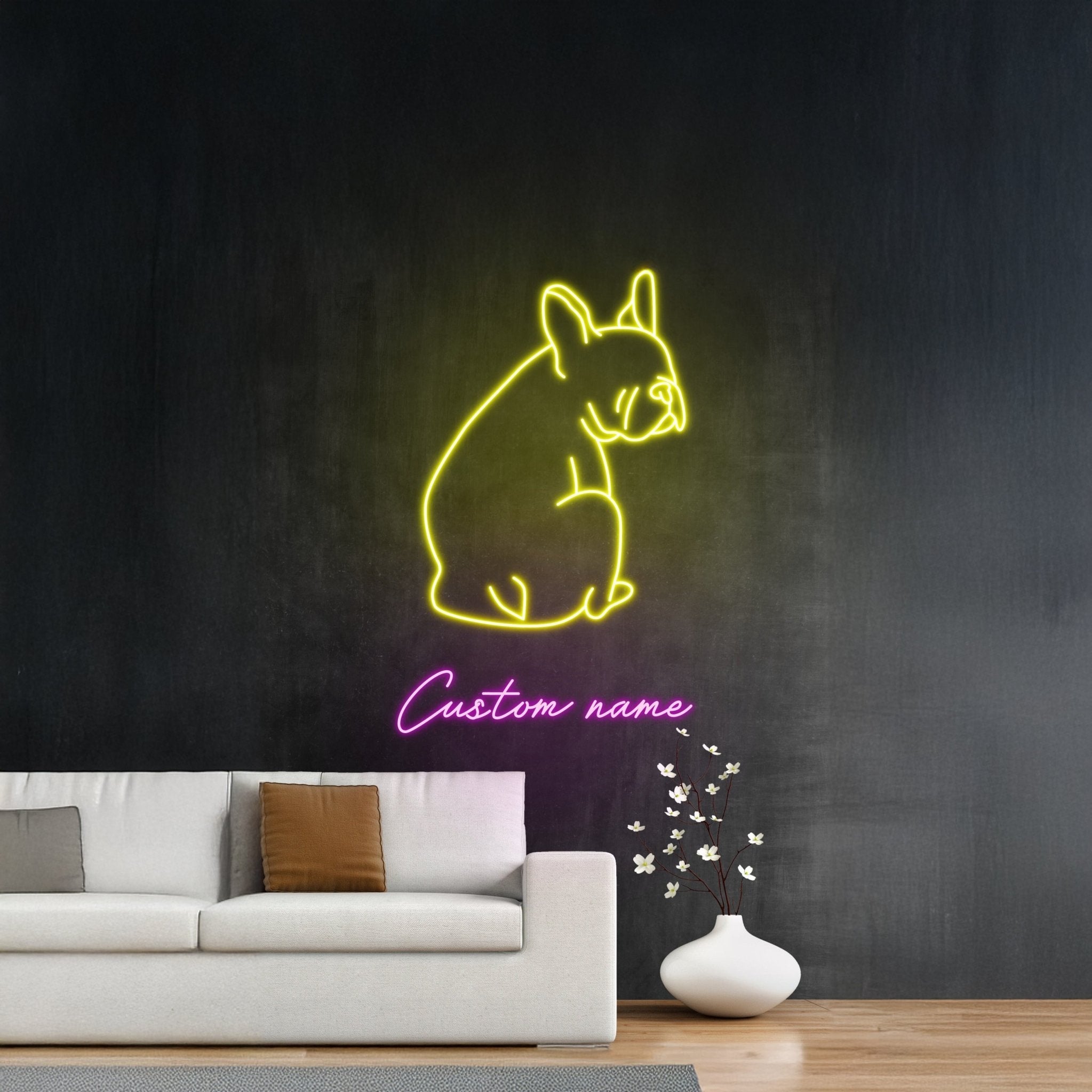 French Bulldog Neon Sign Dog Pet Neon Sign - Shineneon