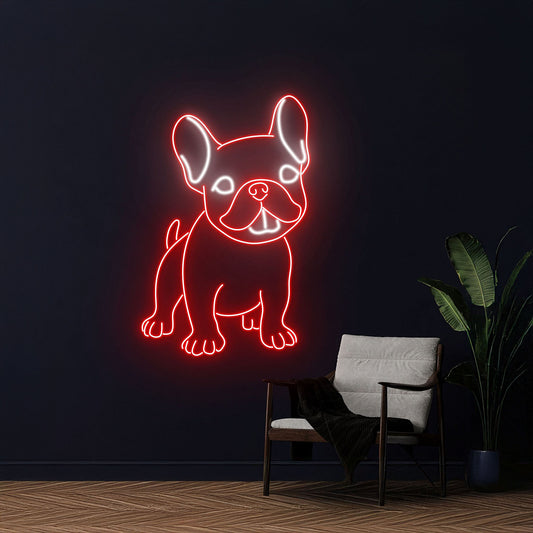 French Bulldog Neon Sign Pet Animal Room Wall Decor