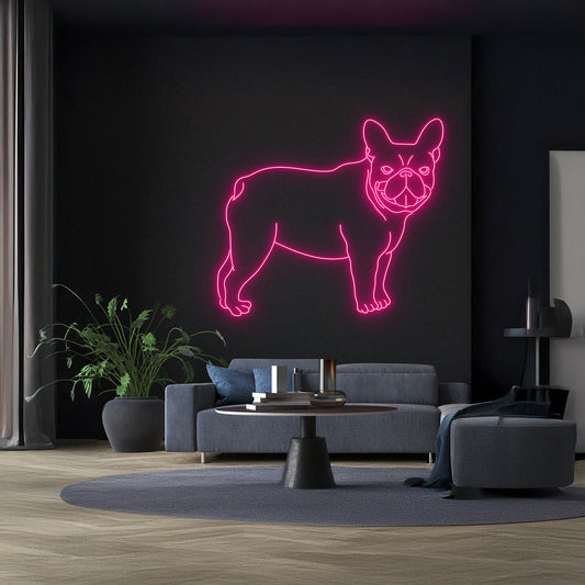 French Bulldog Neon Sign Puppy Dog Sign Wall Decoration