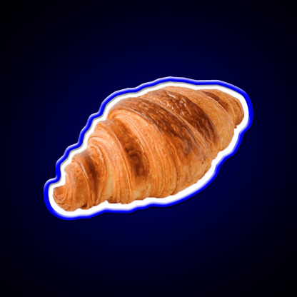 French Croissant Snack Food Led Neon Sign Rgb Color - Shineneon
