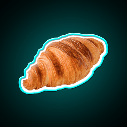 French Croissant Snack Food Led Neon Sign Rgb Color - Shineneon